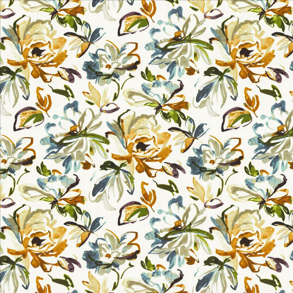 Garden Floral Sunset by Kasmir Fabric 1452 100% Cotton
 INDIA </p><p>Repeat: Horizontal: 27 inches and Vertical: 25 inches 54 - Fabric Carolina -