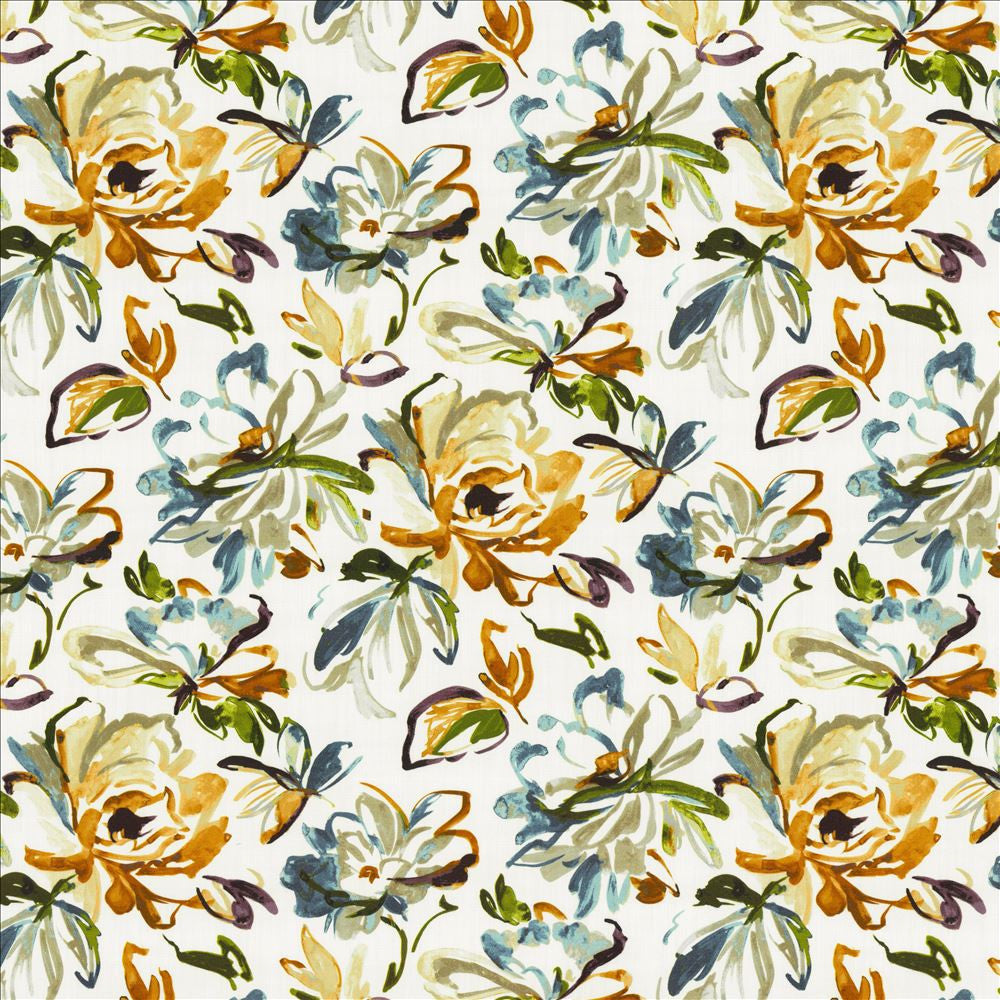 Garden Floral Sunset  by Kasmir Fabric See sample 100% Cotton
 INDIA 10,000 Wyzenbeek Double Rubs </p><p>Repeat: Horizontal: 27 inches and Vertical: 25 inches 54  - Fabric Carolina -