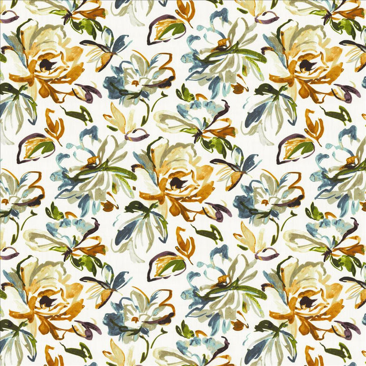 Garden Floral Sunset by Kasmir Fabric 1452 100% Cotton
 INDIA 10,000 Wyzenbeek Double Rubs </p><p>Repeat: Horizontal: 27 inches and Vertical: 25 inches 54 - Fabric Carolina -