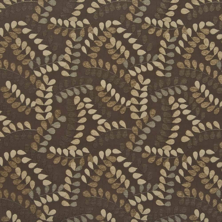 Garden Grove Hot Fudge by Kasmir Fabric 1386 70% Rayon 30% Polyester CHINA Not Tested H: 18 2/8 inches, V:14 inches 54 - 58 - Fabric Carolina - Kasmir