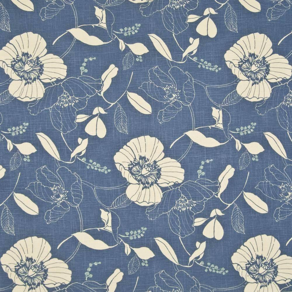 Garden Images Atlantic by Kasmir Fabric 1391 55% Linen 45% Rayon CHINA 12,000 Wyzenbeek Double Rubs H: 27 inches, V:25 2/8 inches 54 - 55 - Fabric Carolina - Kasmir