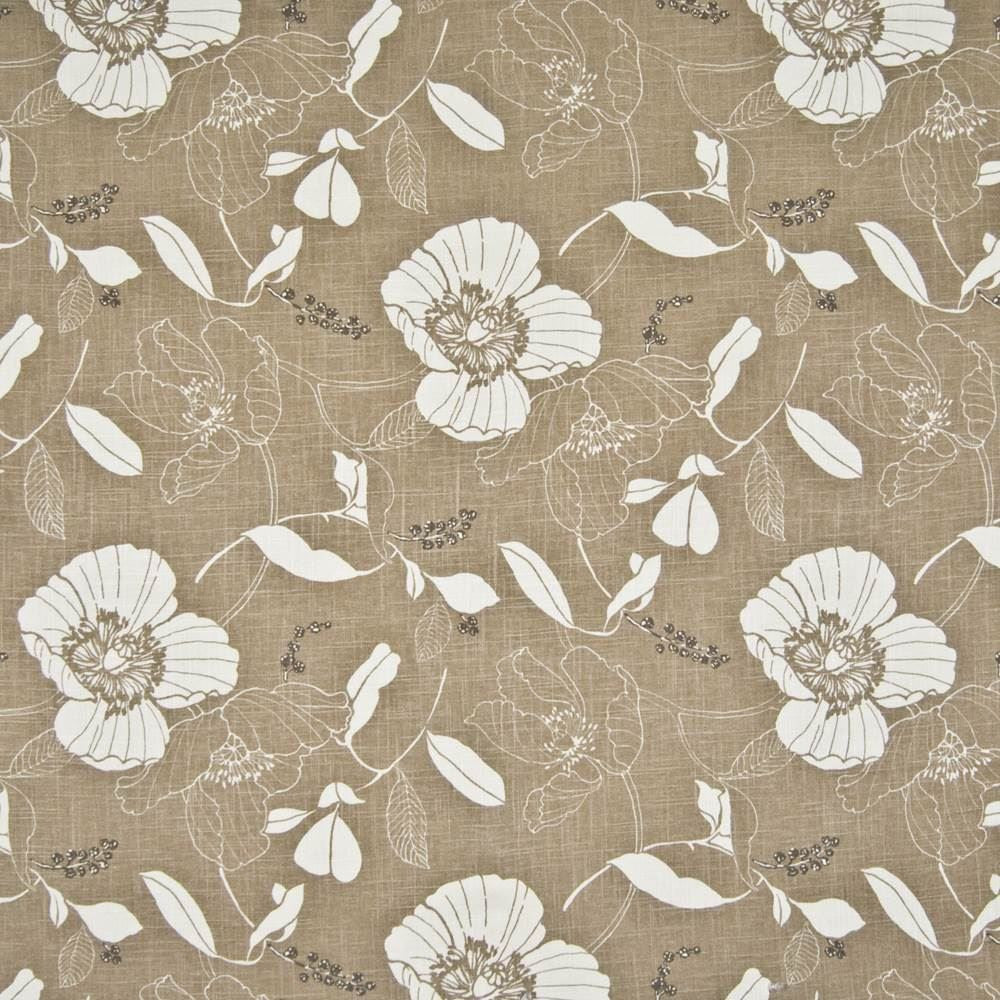 Garden Images Mocha by Kasmir Fabric 1391 55% Linen
45% Rayon
 CHINA 12,000 Wyzenbeek Double Rubs Horizontal: 27 inches and Vertical: 25 2/8 inches 54 - Fabric Carolina -