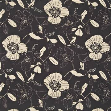 Garden Images Onyx by Kasmir Fabric 1391 55% Linen 45% Rayon CHINA 12,000 Wyzenbeek Double Rubs H: 27 inches, V: 25 2/8 inches 54 - 55 - Fabric Carolina - Kasmir