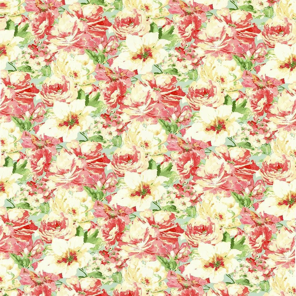 Garden Mist Petal by Kasmir Fabric 5106 100% Cotton
 SOUTH KOREA </p><p>Repeat: Horizontal: 27 inches and Vertical: 26 inches 54 - Fabric Carolina -