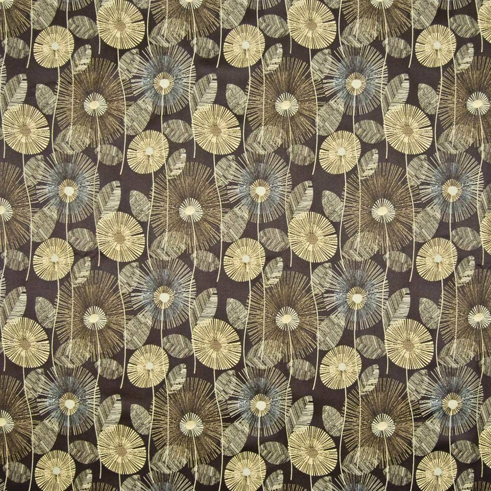 Garden Path Chocolate by Kasmir Fabric 1383 67% Rayon 33% Polyester CHINA 30,000 Wyzenbeek Double Rubs H: 13 6/8 inches, V:16 inches 52 - 54 - Fabric Carolina - Kasmir