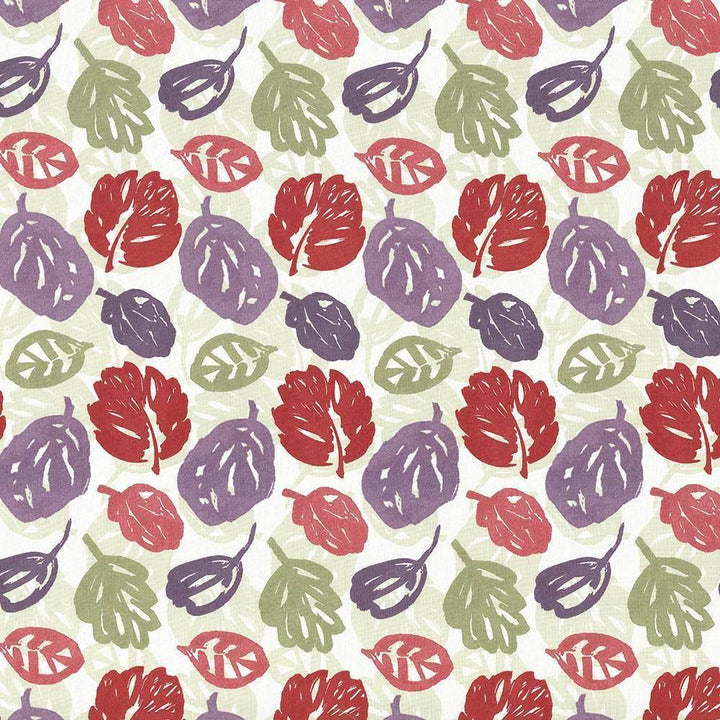 Garden Show Berry by Kasmir Fabric 5075 100% Cotton SPAIN Not Tested H: 9 1/8 inches, V:24 4/8 inches 54 - 55 - Fabric Carolina - Kasmir