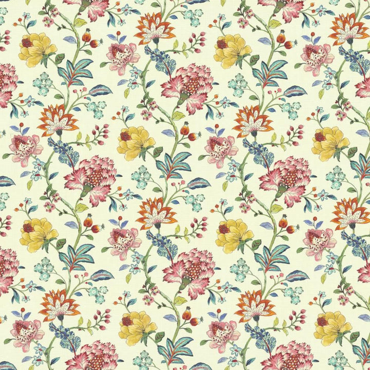 Garden Bouquet Garden Party by Kasmir Fabric 1452 100% Cotton
 SOUTH KOREA </p><p>Repeat: Horizontal: 18 inches and Vertical: 17 4/8 inches 54 - Fabric Carolina -