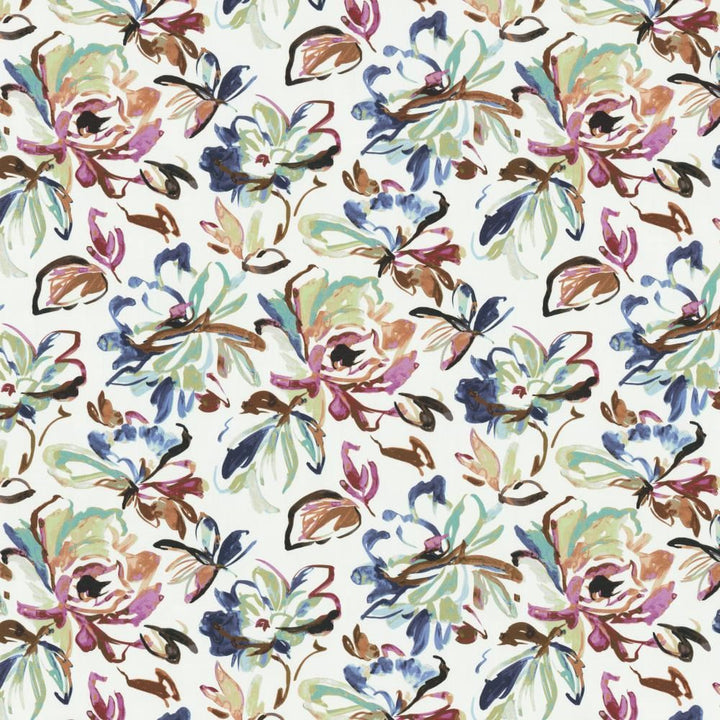 Garden Floral Midnight by Kasmir Fabric 1458 100% Cotton
 INDIA </p><p>Repeat: Horizontal: 27 inches and Vertical: 25 inches 54 - Fabric Carolina -