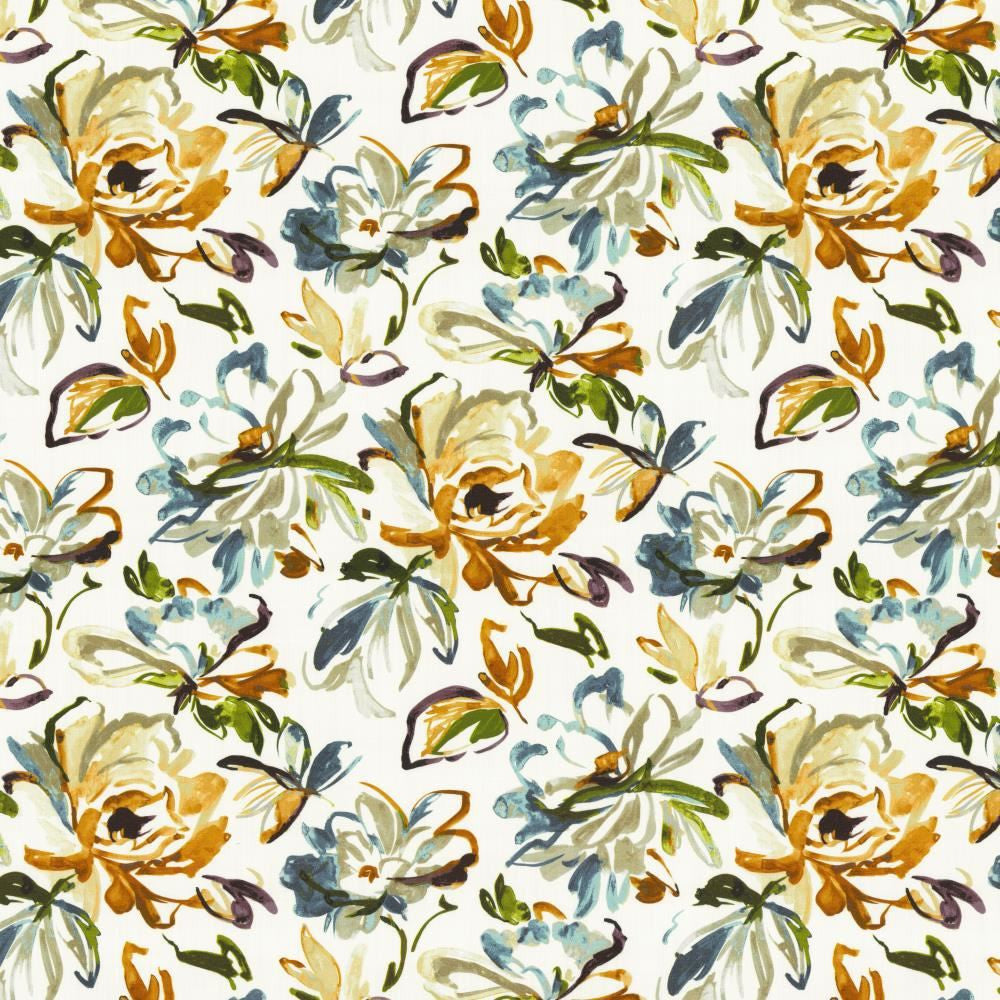 Garden Floral Sunset by Kasmir Fabric 1452 100% Cotton
 INDIA </p><p>Repeat: Horizontal: 27 inches and Vertical: 25 inches 54 - Fabric Carolina -
