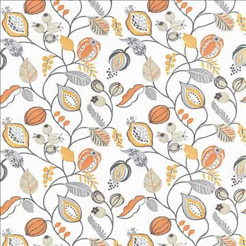 Gardens Edge Juice by Kasmir Fabric 5075 100% Cotton SPAIN Not Tested H: 27 2/8 inches, V: 24 4/8 inches 54 - 55 - Fabric Carolina - Kasmir