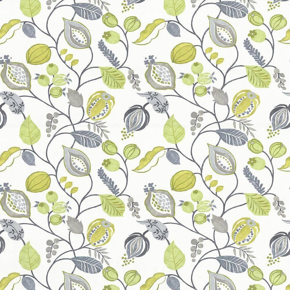 Gardens Edge Mimosa by Kasmir Fabric 5075 100% Cotton SPAIN Not Tested H: 27 2/8 inches, V:24 4/8 inches 54 - 55 - Fabric Carolina - Kasmir