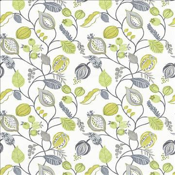 Gardens Edge Mimosa by Kasmir Fabric 5075 100% Cotton SPAIN Not Tested H: 27 2/8 inches, V: 24 4/8 inches 54 - 55 - Fabric Carolina - Kasmir