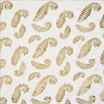 Garland Scroll Alabaster by Kasmir Fabric 1386 44% Rayon 30% Nylon 26% Polyester CHINA 12,000 Wyzenbeek Double Rubs H: 13 2/8 inches, V: 11 4/8 inches 54 - Fabric Carolina - Kasmir