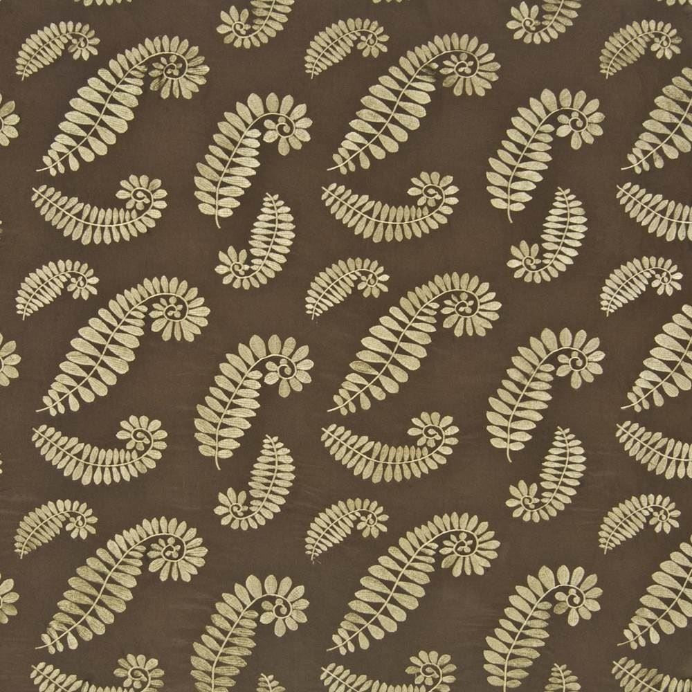 Garland Scroll Coffee Bean by Kasmir Fabric 1386 44% Rayon
30% Nylon
26% Polyester
 CHINA </p><p>Repeat: Horizontal: 13 2/8 inches and Vertical: 11 4/8 inches 54 - Fabric Carolina -