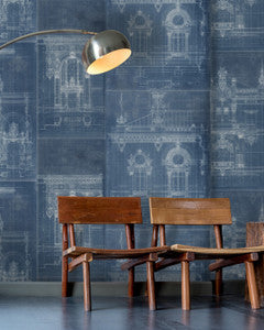 GARNIER Blue Wallpaper (WP20216) by Mind The Gap