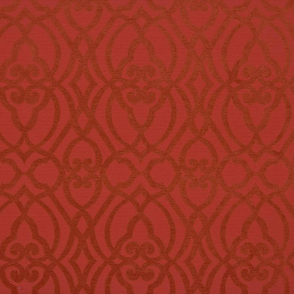 Gateway Arch Campari by Kasmir Fabric 1387 44% Rayon 33% Polyester 23% Cotton CHINA 45,000 Wyzenbeek Double Rubs H: 13 4/8 inches, V:20 6/8 inches 54 - Fabric Carolina - Kasmir