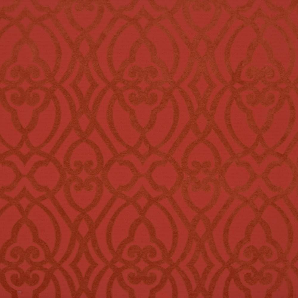 Gateway Arch Campari by Kasmir Fabric 1387 44% Rayon
33% Polyester
23% Cotton
 CHINA </p><p>Repeat: Horizontal: 13 4/8 inches and Vertical: 20 6/8 inches 54 - Fabric Carolina -