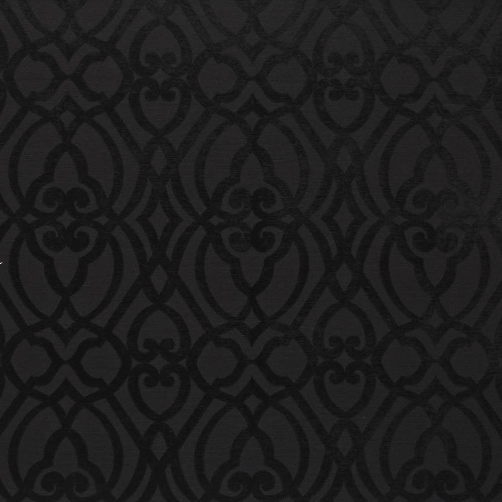 Gateway Arch Noir by Kasmir Fabric 1386 44% Rayon 33% Polyester 23% Cotton CHINA 45,000 Wyzenbeek Double Rubs H: 13 4/8 inches, V:20 6/8 inches 54 - Fabric Carolina - Kasmir