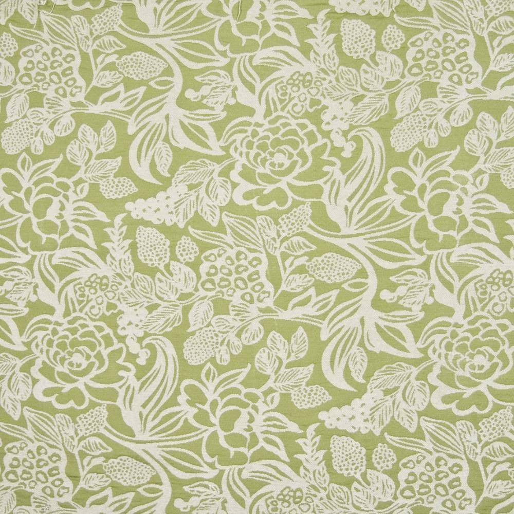 Gauguin Garden Chartreuse by Kasmir Fabric 1388 71% Rayon 29% Polyester CHINA 30,000 Wyzenbeek Double Rubs H: 29 inches, V:28 4/8 inches 56 - Fabric Carolina - Kasmir