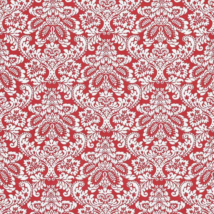 Gavroche Geranium by Kasmir Fabric 5064 100% Cotton USA 15,000 Wyzenbeek Double Rubs Horizontal: 27 inches and Vertical: 25 2/8 inches 54 - Fabric Carolina -