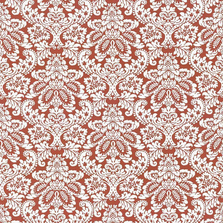 Gavroche Tangerine by Kasmir Fabric 5063 100% Cotton USA 15,000 Wyzenbeek Double Rubs H: 27 inches, V:25 2/8 inches 54 - Fabric Carolina - Kasmir