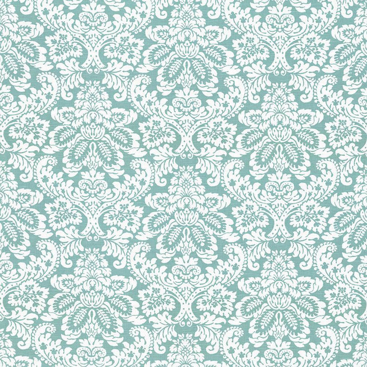 Gavroche Turquoise by Kasmir Fabric 5065 100% Cotton
 USA </p><p>Repeat: Horizontal: 27 inches and Vertical: 25 2/8 inches 54 - Fabric Carolina -
