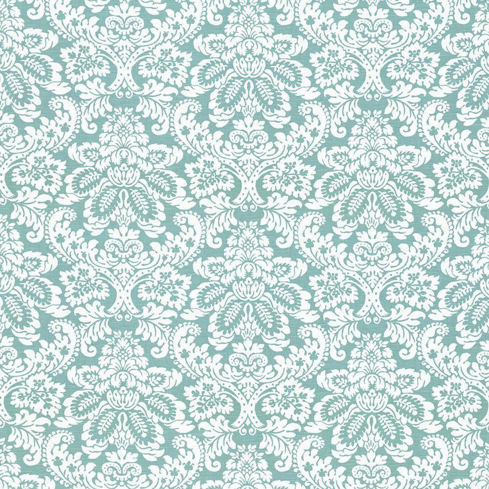 Gavroche Turquoise by Kasmir Fabric 5065 100% Cotton USA 15,000 Wyzenbeek Double Rubs H: 27 inches, V:25 2/8 inches 54 - Fabric Carolina - Kasmir
