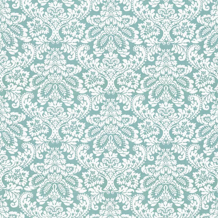 Gavroche Turquoise by Kasmir Fabric 5065 100% Cotton USA 15,000 Wyzenbeek Double Rubs H: 27 inches, V:25 2/8 inches 54 - Fabric Carolina - Kasmir