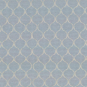 Gazebo Trellis Ice Blue by Kasmir Fabric