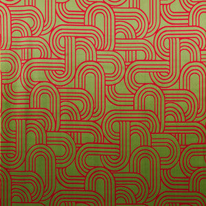 Princesa Verde/Frambuesa by Gaston Y Daniela Fabric