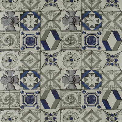 Trastevere Azul/Gris by Gaston Y Daniela Fabric