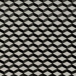 Livorno Blanco/Onyx by Gaston Y Daniela Fabric