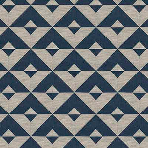 Kenia Azul Oscuro by Gaston Y Daniela Fabric