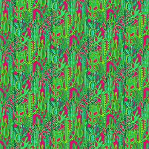 Cactus Rosa/Verde by Gaston Y Daniela Fabric