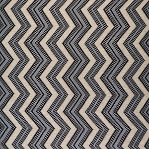 Zig Zag Crudo/Azul by Gaston Y Daniela Fabric