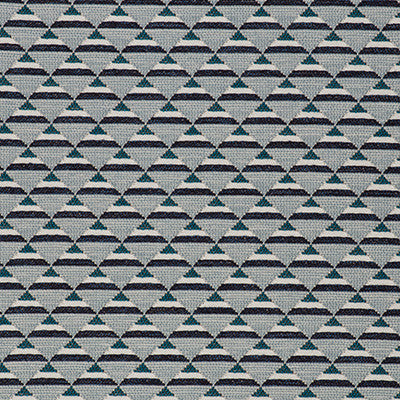 Piramides Azul by Gaston Y Daniela Fabric