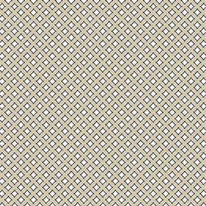 Trellis Beige/Negro by Gaston Y Daniela Fabric