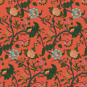 Palampore Coral by Gaston Y Daniela Fabric