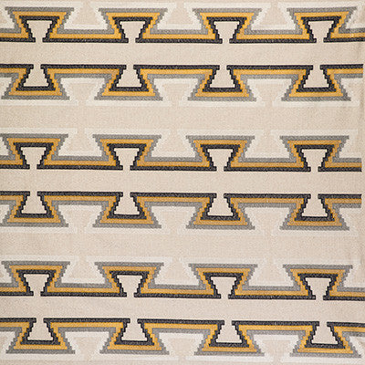 Trazo Amarillo/Gris by Gaston Y Daniela Fabric