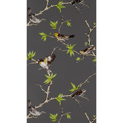 Villa Fiori Antracita by Gaston Y Daniela Wallcovering
