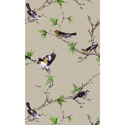 Villa Fiori Tostado/Lavanda by Gaston Y Daniela Wallcovering