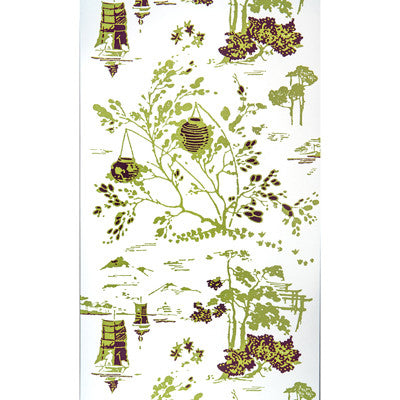 Villa Erba Verde/Lavanda by Gaston Y Daniela Wallcovering