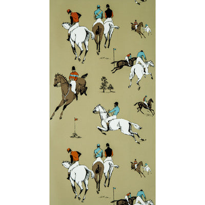 Hipodromo Camel/Naranja by Gaston Y Daniela Wallcovering