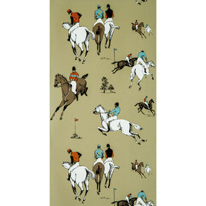 Hipodromo Camel/Naranja by Gaston Y Daniela Wallcovering