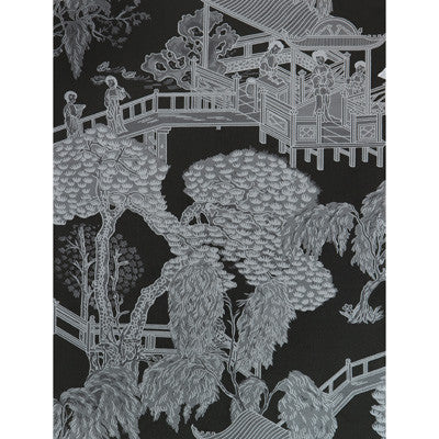 Zhou Jun Onyx/Plata by Gaston Y Daniela Wallcovering