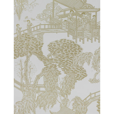 Zhou Jun Blanco/Beige by Gaston Y Daniela Wallcovering