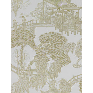 Zhou Jun Blanco/Beige by Gaston Y Daniela Wallcovering