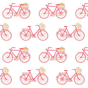 Bicicletas Rosa by Gaston Y Daniela Wallcovering