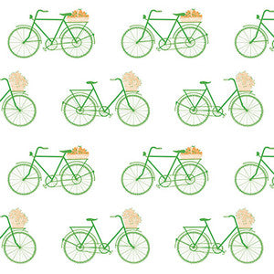 Bicicletas Verde by Gaston Y Daniela Wallcovering