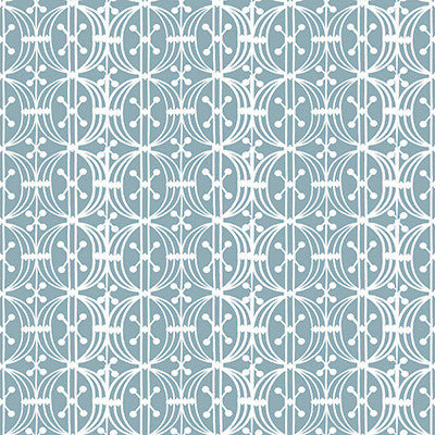 Carrusel Azul Plomo by Gaston Y Daniela Wallcovering